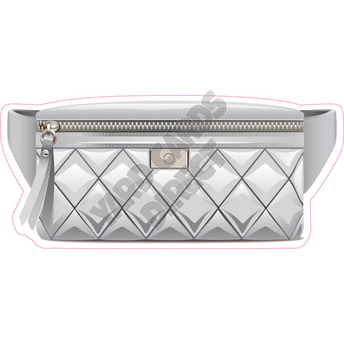 Fanny Pack - Silver - Style A - Yard Card