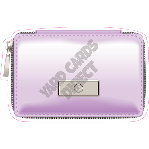 Zipper Wallet - Purple - Style A - Yard Card