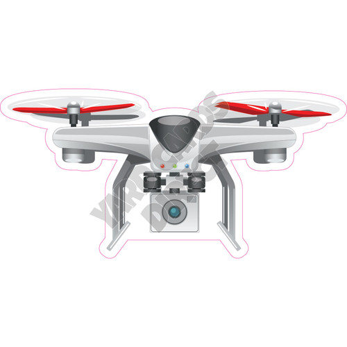 Drone - Camera - Style A - Yard Card