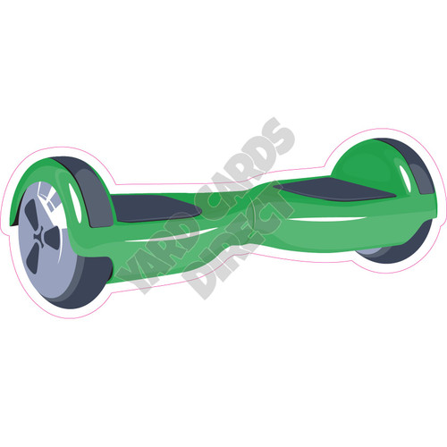 Hoverboard - Green - Style A - Yard Card