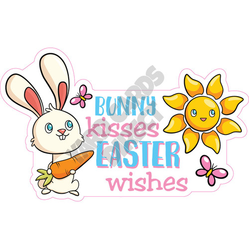 Statement - Easter - Easter Wishes - Style A - Yard Card