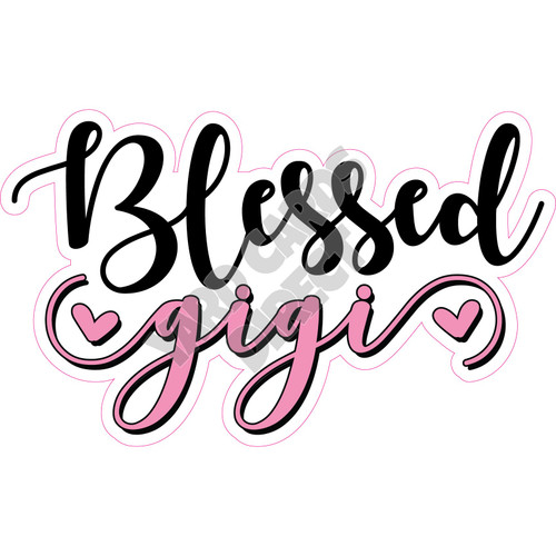 Statement - Blessed Gigi - Style A - Yard Card