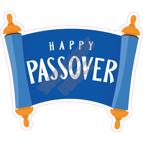 Statement - Happy Passover - Style F - Yard Card