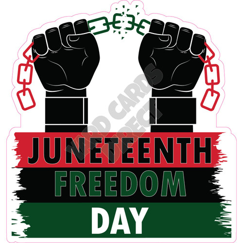 Statement - Juneteenth Freedom Day - Style A - Yard Card