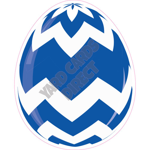 Egg - Medium Blue - Style B - Yard Card