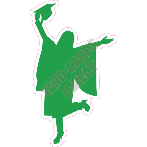 Graduation - Medium Green - Silhouette - Style D