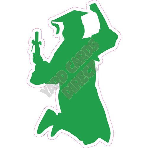 Graduation - Medium Green - Silhouette - Style E