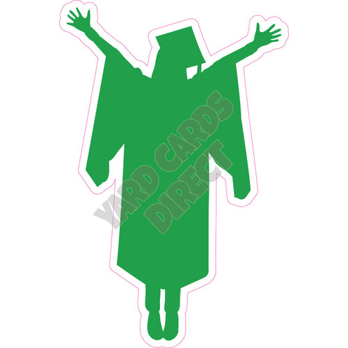 Graduation - Medium Green - Silhouette - Style F