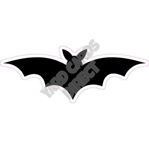Silhouette - Bat - Black - Style A - Yard Card
