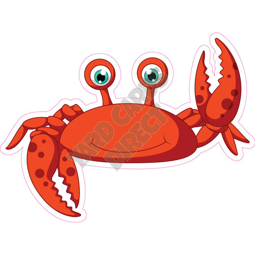 Red Crab - Style A - Yard Card