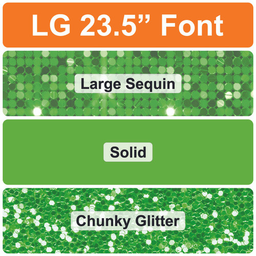 LG 23.5" Font - Light Green - Yard Card(s)