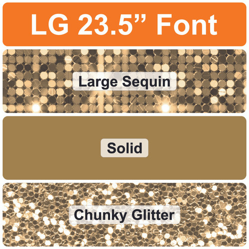LG 23.5" Font - Old Gold - Yard Card(s)