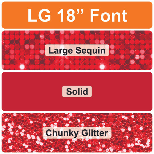 LG 18" Font - Red - Yard Card(s)