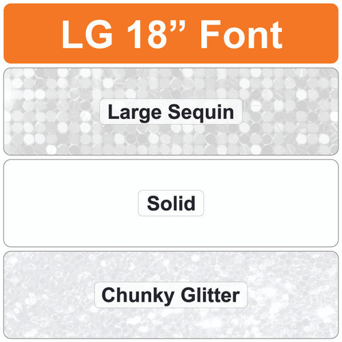 LG 18" Font - White - Yard Card(s)