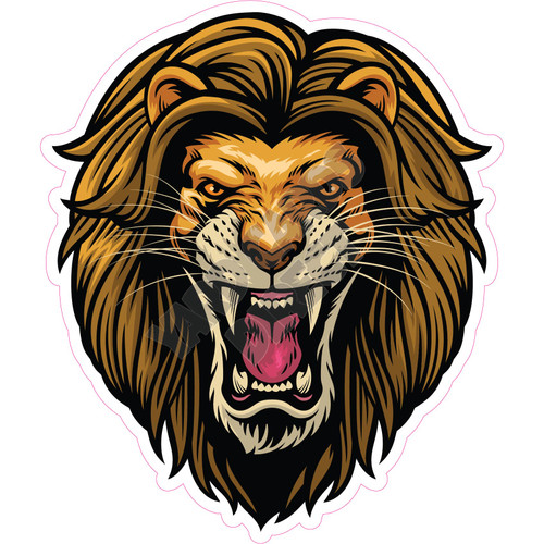 Mascot - Lions - Style A - Yard Card
