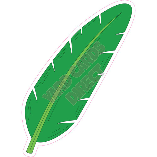 Tropical Leaf - Style B - Yard Card