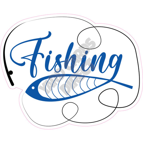 Statement - Fishing - Style A - Yard Card