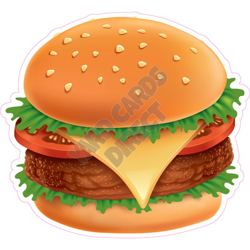 Hamburger - Style A - Yard Card