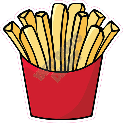 Fries - Style A - Yard Card