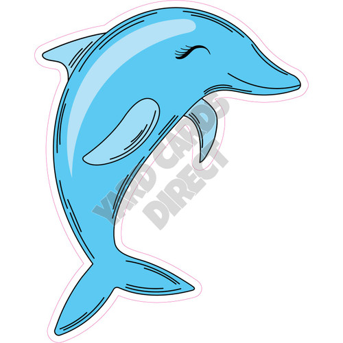 Dolphin - Style B - Yard Card