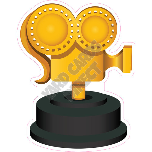 Movie Trophy - Style A - Yard Card