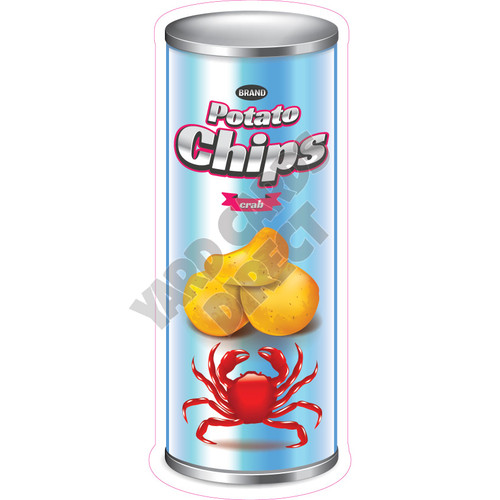 Potato Chips In Can - Style F - Yard Card