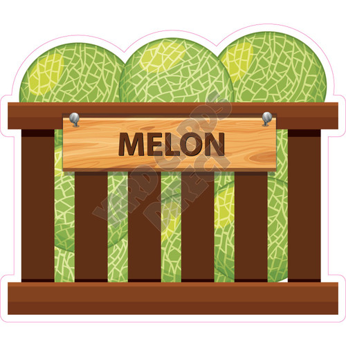 Melon Crate - Style A - Yard Card