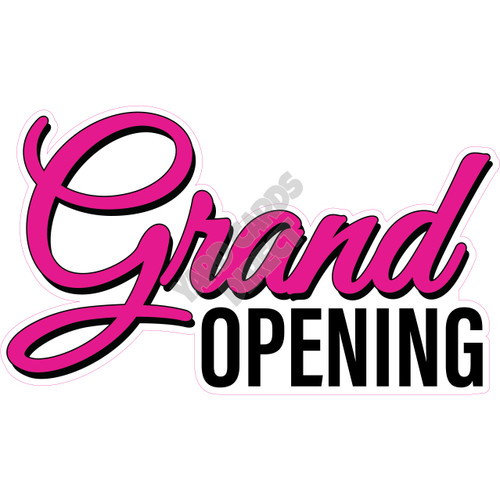 Statement - Grand Opening - Hot Pink - Style A - Yard Card