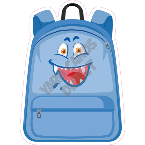 Backpack - Medium Blue - Style B - Yard Card