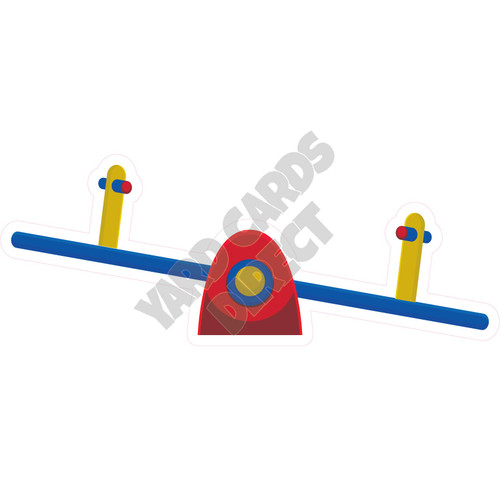 Seesaw - Style A - Yard Card