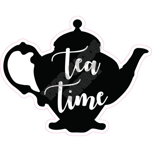 Statement - Tea Time - Black - Style A - Yard Card
