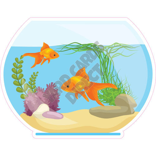 Fish Bowl - Style A - Yard Card