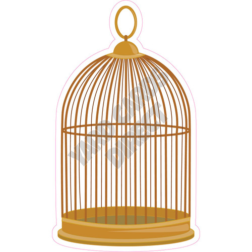 Bird Cage - Style A - Yard Card