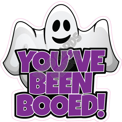 Statement - You've Been Booed! - Purple - Style A - Yard Card
