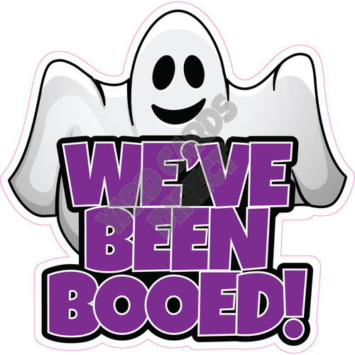 Statement - We've Been Booed! - Purple - Style A - Yard Card