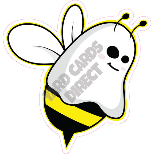 Ghost Bee - Style A - Yard Card