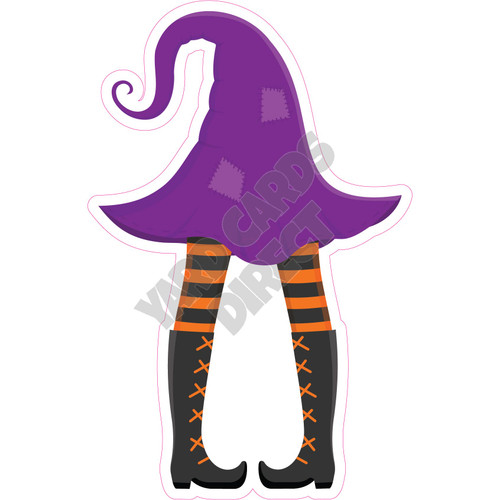 Witch Legs - Style A - Yard Card