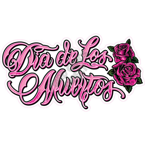 Statement - Dia De Los Muertos - Light Pink - Style A - Yard Card