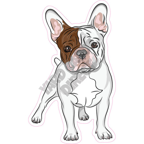 French Bulldog - Style H - Yard Card