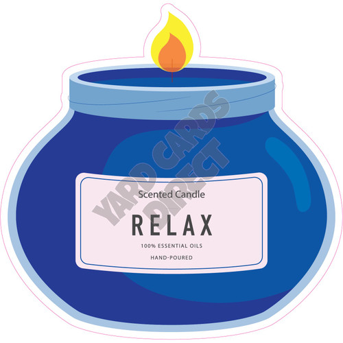 Scented Candle - Relax - Style A - Yard Card