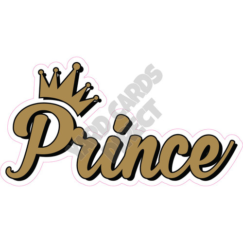 Statement - Prince - Solid Old Gold - Style B - Yard Card