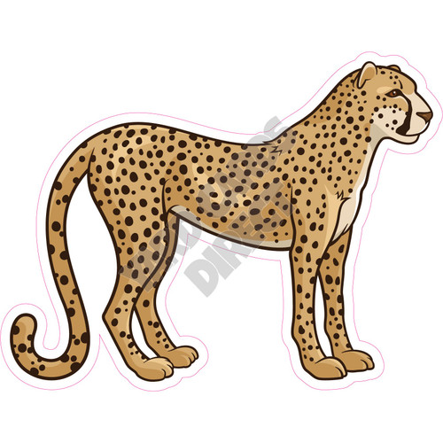Cheetah - Style B - Yard Card