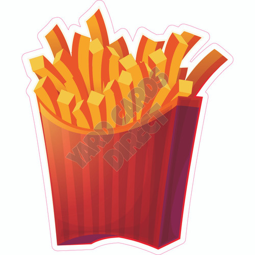 French Fries - Style A - Yard Card