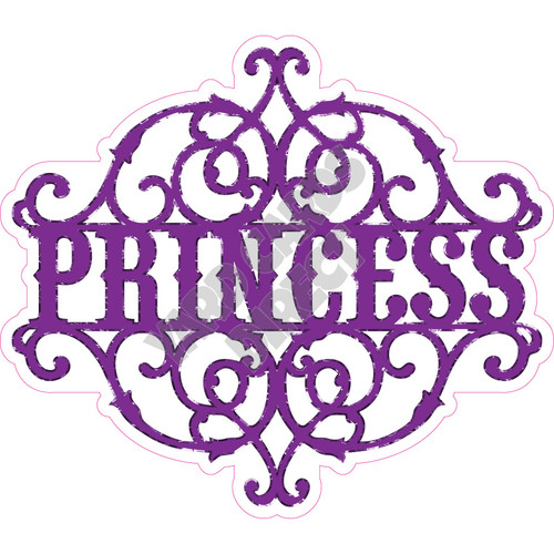 Princess Purple - Style A - Yard Card