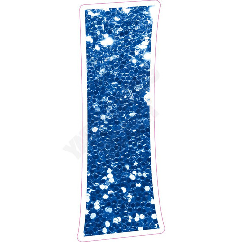 KG 30" Numbers - Singles - Chunky Glitter Medium Blue - Yard Card