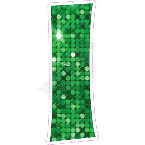 KG 30" Numbers - Singles - Large Sequin Medium Green - Yard Card