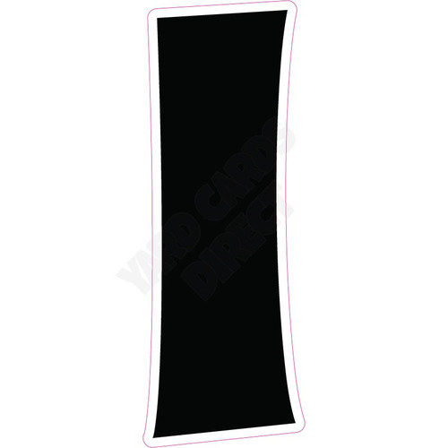 KG 30" Numbers - Singles - Solid Black  - Yard Card