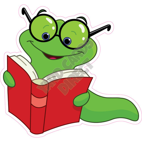 Caterpillar Reading Book - Style A - Yard Card