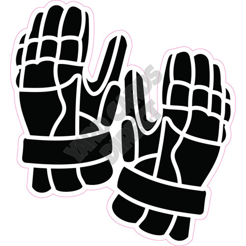 Lacrosse Gloves - Style A - Yard Card