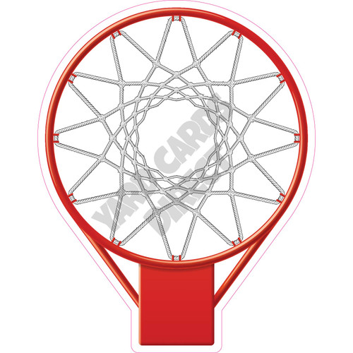 Basketball Hoop - Style B - Yard Card